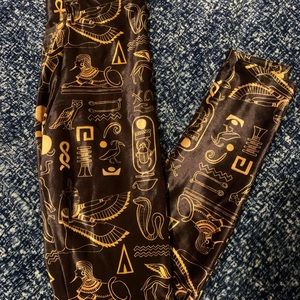 Blackmilk Hieroglyph Leggings - S